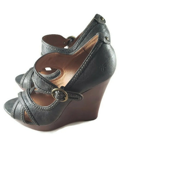 Frye Greta Criss Cross Wedges - Picture 5 of 7